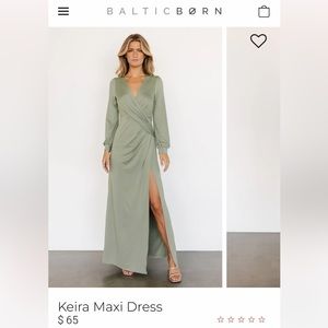 Green Baltic born dress